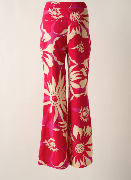 Pantalon larg roz MORGAN femeie