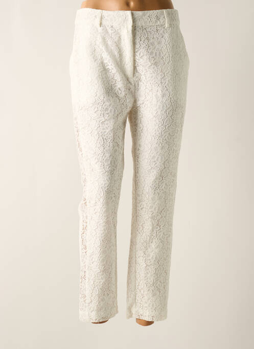 Pantalon 7/8 alb MORGAN femeie