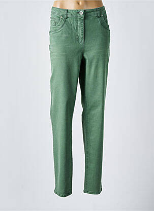 Pantalon slim buzunare verde CECIL femeie