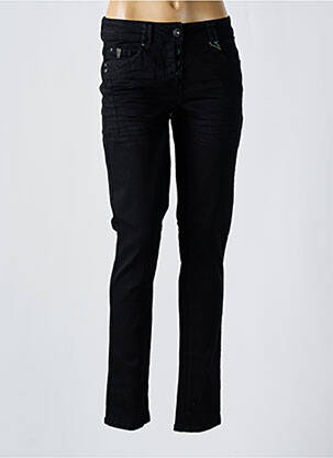 Pantalon slim buzunare negru CECIL femeie