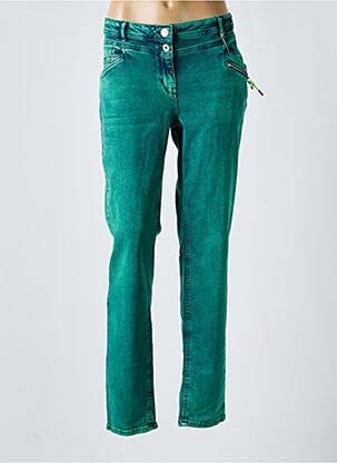 Pantalon slim verde CECIL femeie