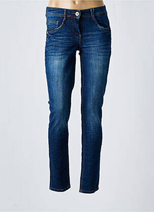 Blugi skinny buzunare albastru CECIL femeie