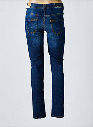 Blugi skinny buzunare albastru CECIL femeie