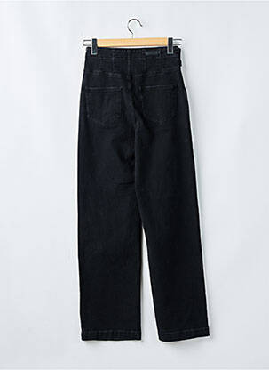 Pantalon drept închidere cu fermoar sub clapetă cu cârlig negru GEISHA femeie