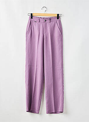 Pantalon drept talie elastică violet STREET ONE femeie