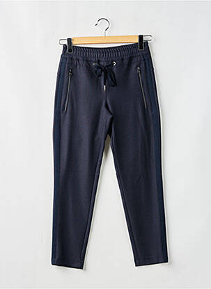Pantalon drept talie elastică albastru STREET ONE femeie