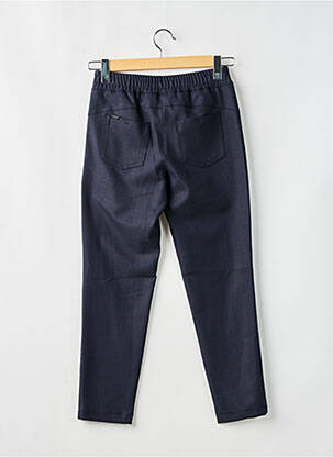 Pantalon drept talie elastică albastru STREET ONE femeie