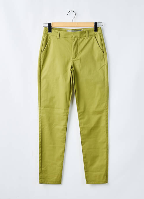 Pantalon chino verde GEISHA femeie