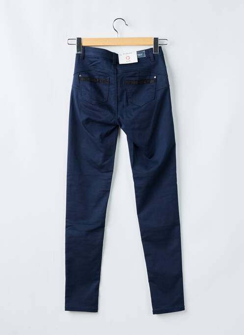 Pantalon slim albastru MORGAN femeie