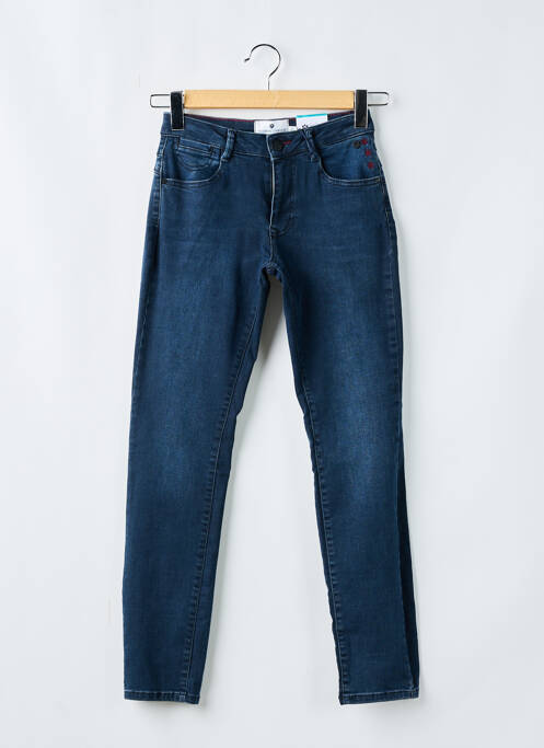 Blugi cu croială slim albastru FREEMAN T.PORTER femeie