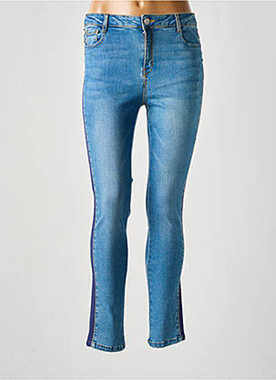 Blugi skinny buzunare albastru EVA KAYAN femeie