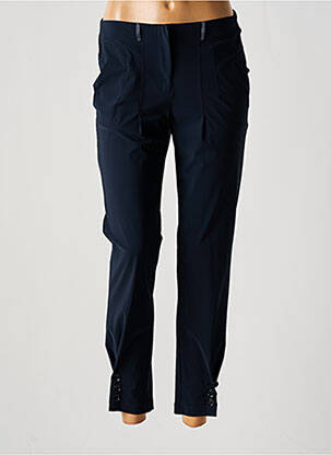 Pantalon slim buzunare albastru EVA KAYAN femeie