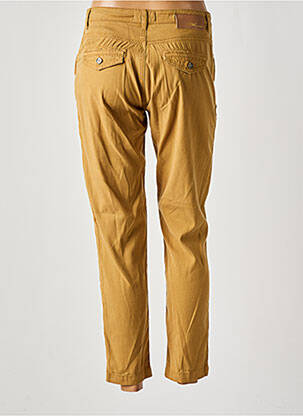 Pantalon 7/8 buzunare bej EVA KAYAN femeie