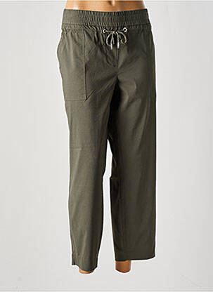 Pantalon trei sferturi croială dreaptă verde CECIL femeie