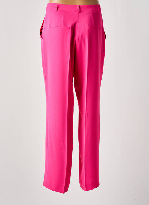 Pantalon drept roz EVA KAYAN femeie