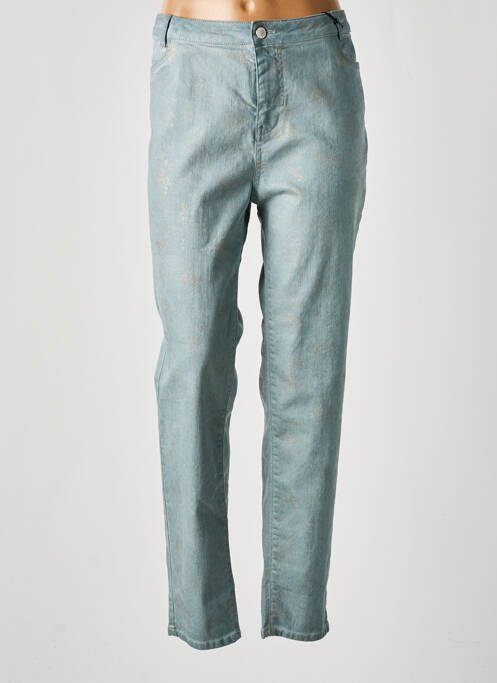 Pantalon slim albastru EVA KAYAN femeie