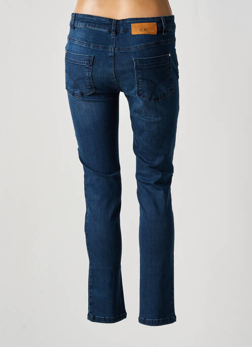 Blugi cu croială slim albastru EVA KAYAN femeie
