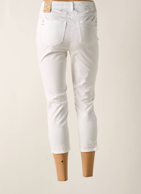 Pantalon trei sferturi alb CECIL femeie