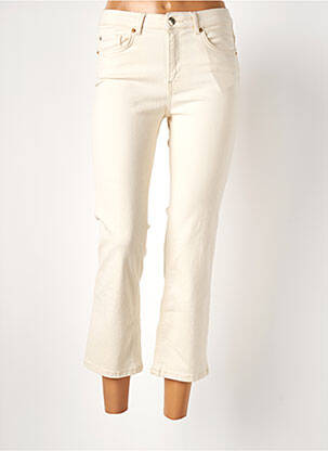 Blugi cu croială evazată bej ONLY femeie