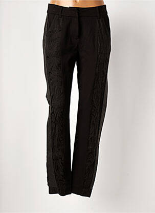 Pantalon drept elasticitate talie înaltă negru NÜ femeie