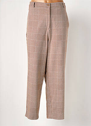 Pantalon drept elasticitate talie înaltă bej TOM TAILOR femeie