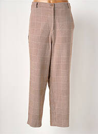Pantalon drept elasticitate talie înaltă bej TOM TAILOR femme