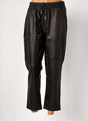 Pantalon 7/8 talie înaltă talie înaltă negru MANGO femeie