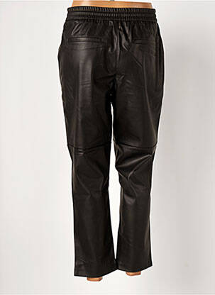 Pantalon 7/8 talie înaltă talie înaltă negru MANGO femeie
