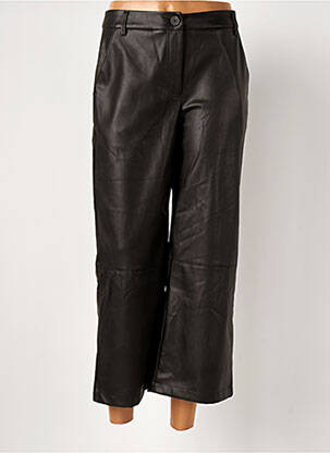 Pantalon 7/8 talie înaltă talie înaltă negru OPUS femeie