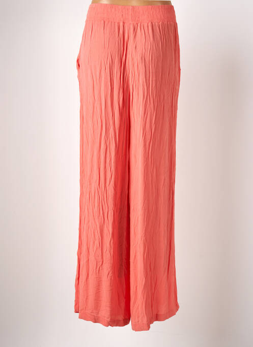 Pantalon larg portocaliu VERO MODA femeie