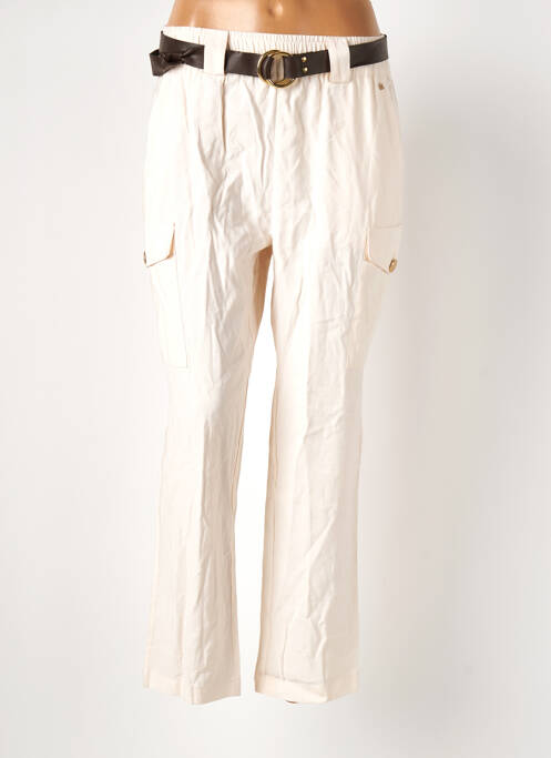 Pantalon drept bej KOCCA femeie