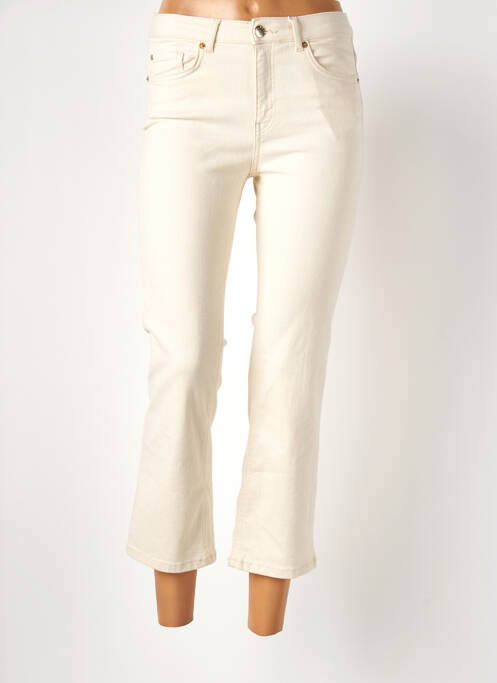 Blugi cu croială evazată bej ONLY femeie