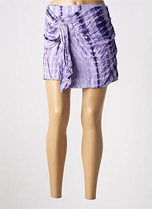 Fustă pantaloni scurți croială dreaptă violet CEMI BY CÉLINE femeie