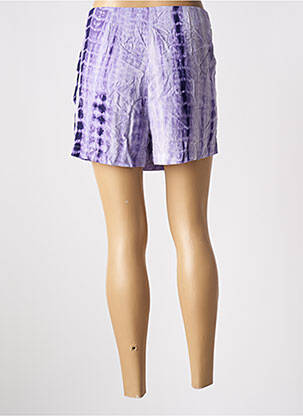 Fustă pantaloni scurți croială dreaptă violet CEMI BY CÉLINE femeie