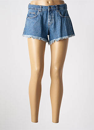 Șort țesătură denim albastru SUBDUED femeie