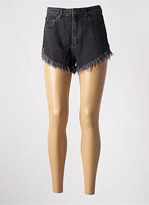 Șort țesătură denim negru SUBDUED femeie