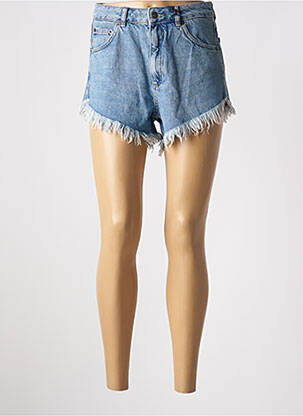 Șort țesătură denim albastru SUBDUED femeie