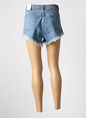 Șort țesătură denim albastru SUBDUED femeie