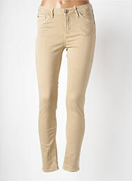 Pantalon slim elasticitate mărime normală bej GARCIA femeie