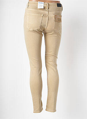 Pantalon slim elasticitate mărime normală bej GARCIA femeie