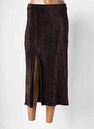 Fustă lungă maro DEUX. BY ELINE DE MUNCK femeie