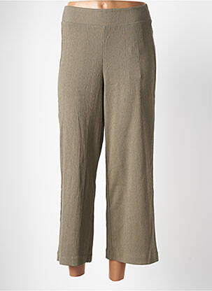 Pantalon drept elasticitate mărime normală verde OPUS femeie