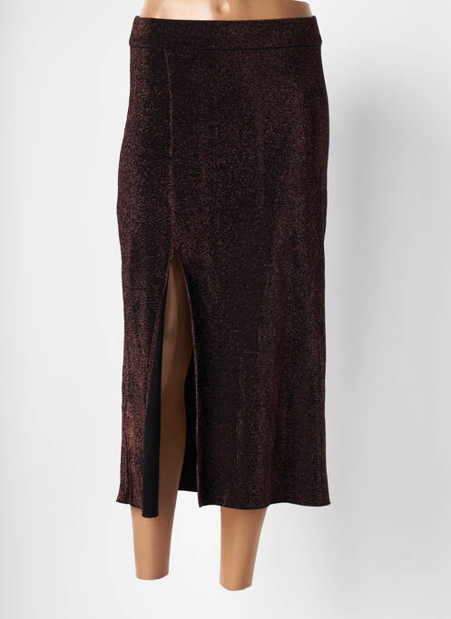 Fustă lungă maro DEUX. BY ELINE DE MUNCK femeie