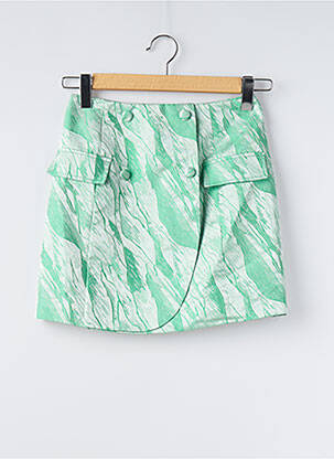 Fustă scurtă verde OLGA LEYERS femeie