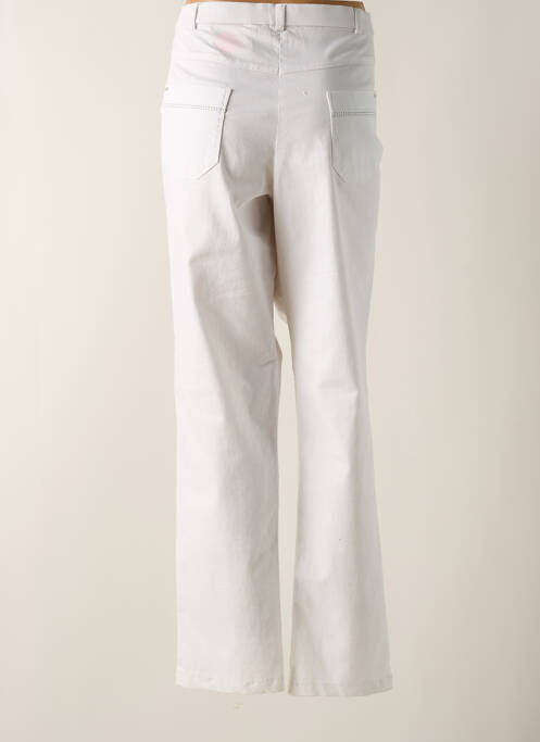 Pantalon slim alb CHRISTINE LAURE femeie