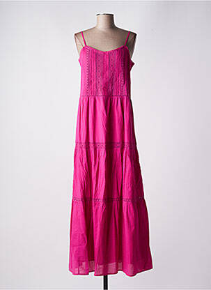 Rochie lungă violet HARTFORD femeie