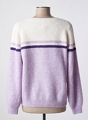 Pulover elasticitate mâneci lungi violet DES PETITS HAUTS femeie