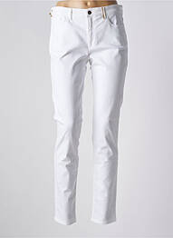 Pantalon slim mărime normală mărime normală alb COUTURIST femeie