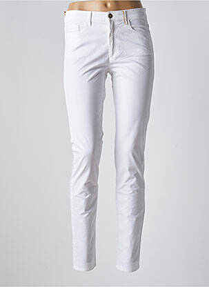 Pantalon slim elasticitate mărime normală alb COUTURIST femeie
