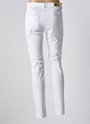 Pantalon slim elasticitate mărime normală alb COUTURIST femeie
